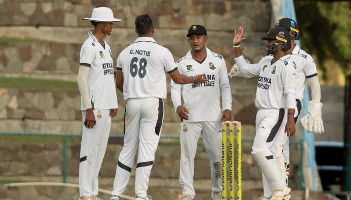 Guyana Celebrate Wicket