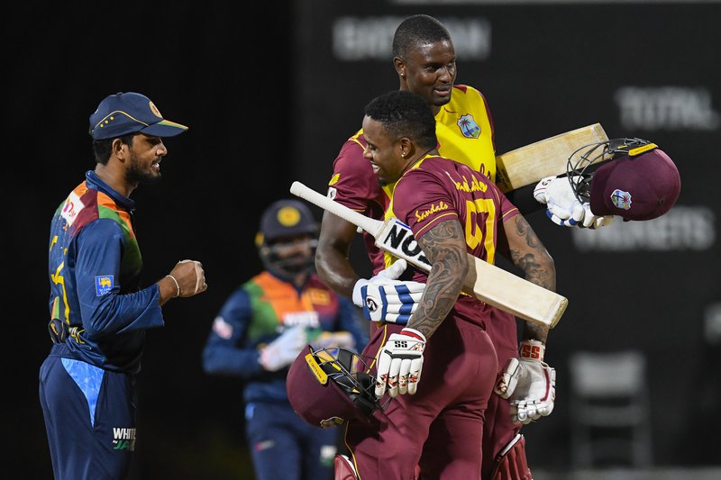 Fabian Allen Jason Holder - 3rd T20I - Sri Lanka