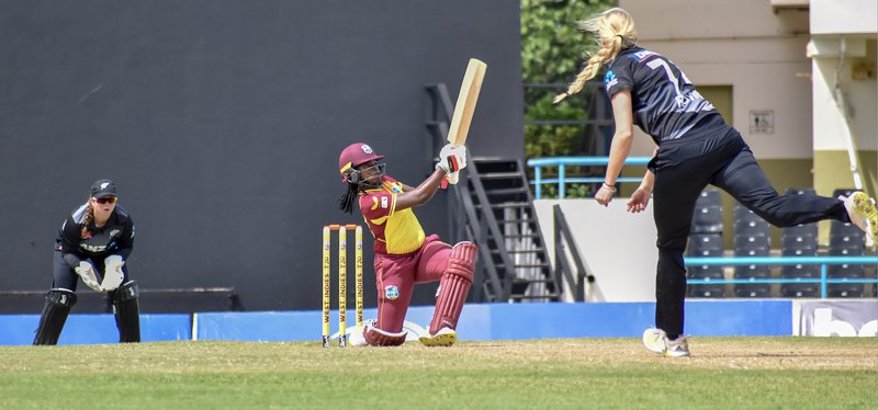 Aaliyah Alleyne 1st T20I vs New Zealand