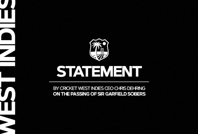 Statement Chris Dehring on Sir Garfield Sobers
