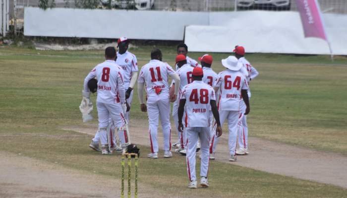 Trinidad & Tobago Red Force Celebrate Wicket