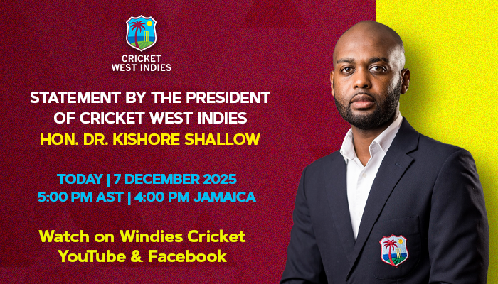 Thumbnail Statement by the President of Cricket West Indies