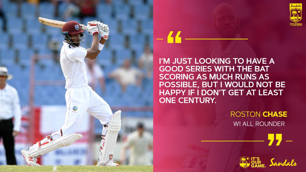 Roston Quote on scoring a Century