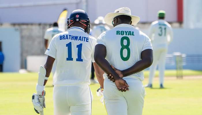 Kraigg Brathwaite and Jeavor Royal