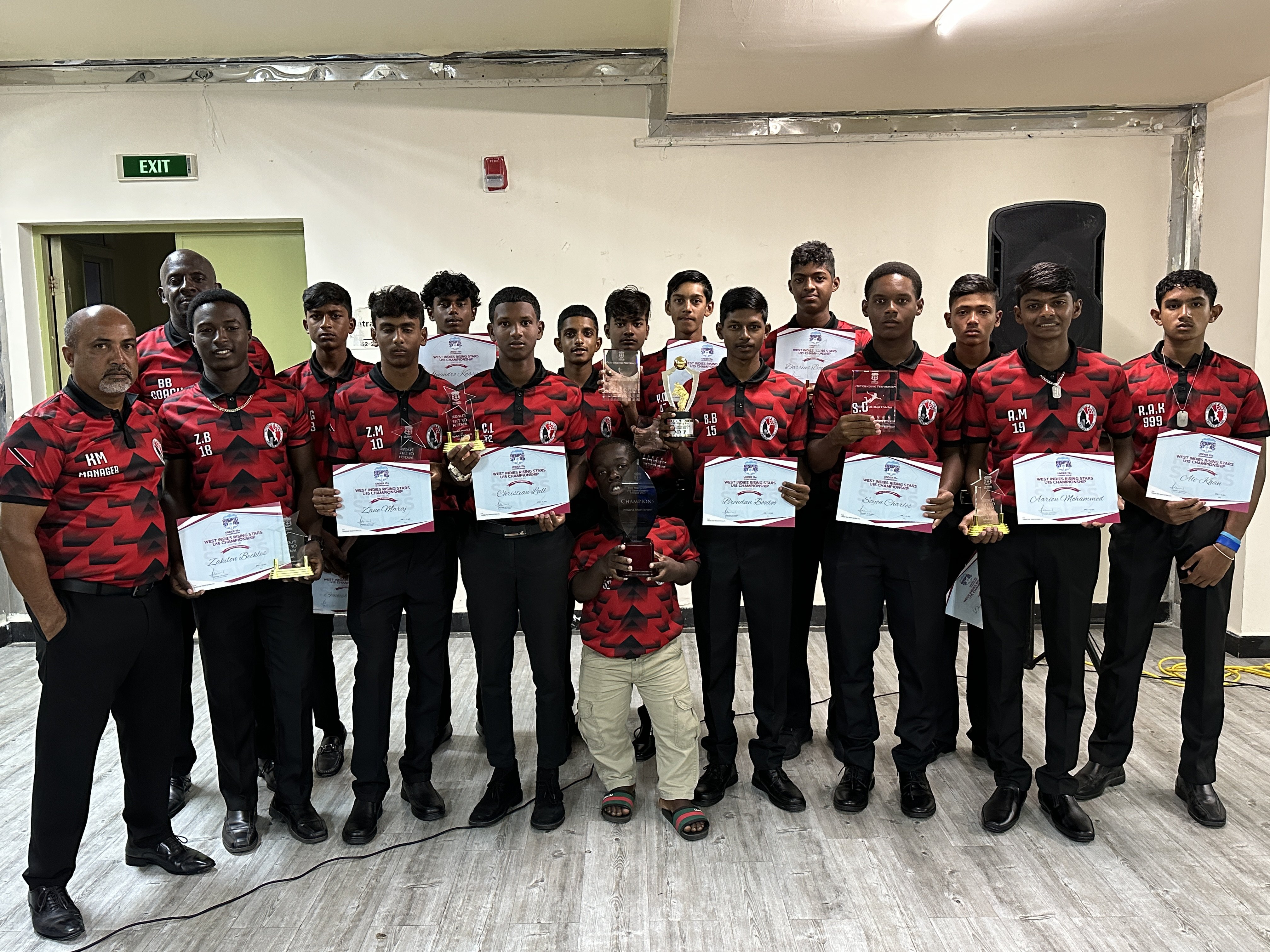 Trinidad and Tobago crowned West Indies Rising Stars Under 15 champions ...