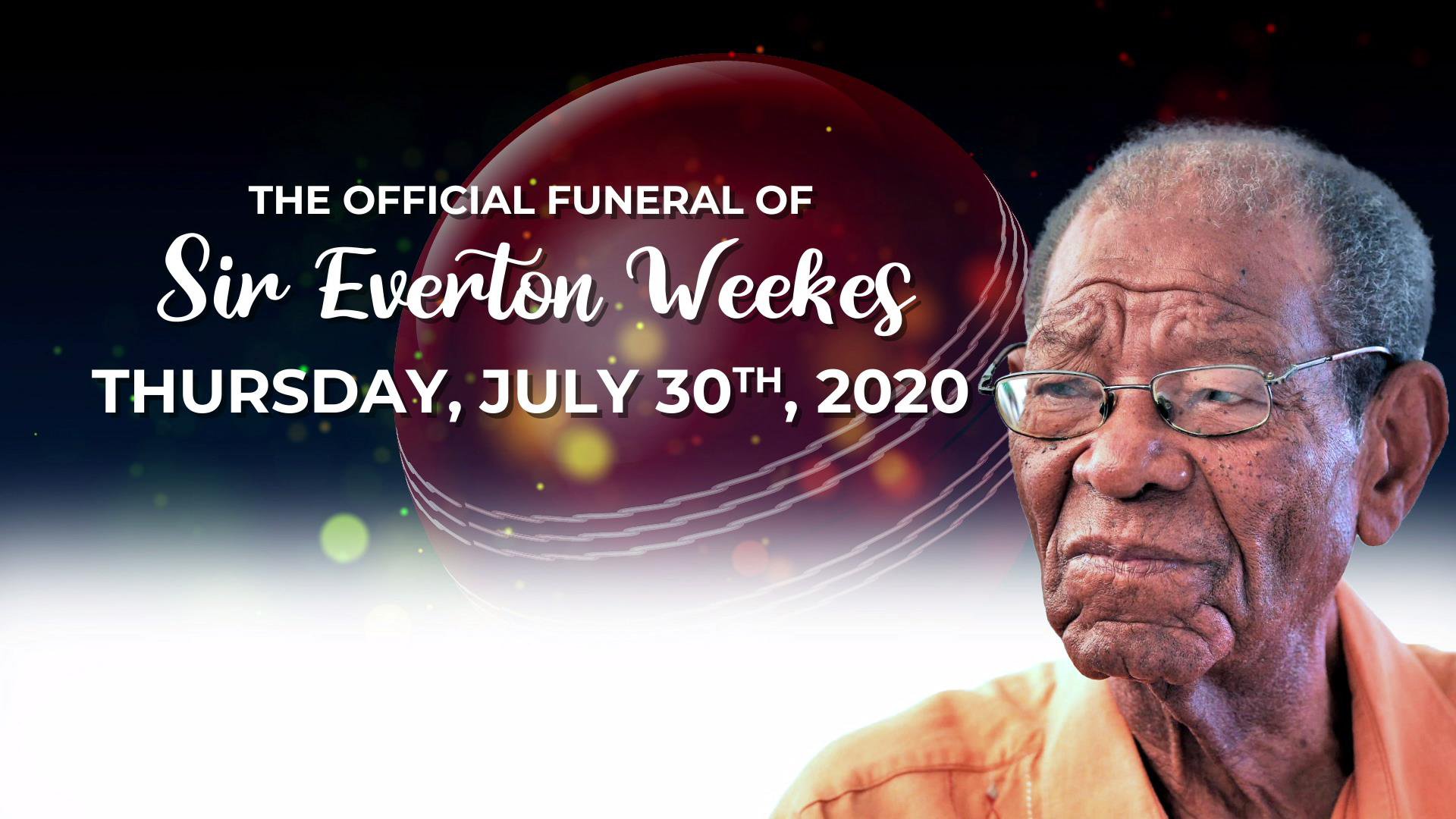 *STREAM LIVE* Official funeral of WI Legend, Sir Everton Weekes ...